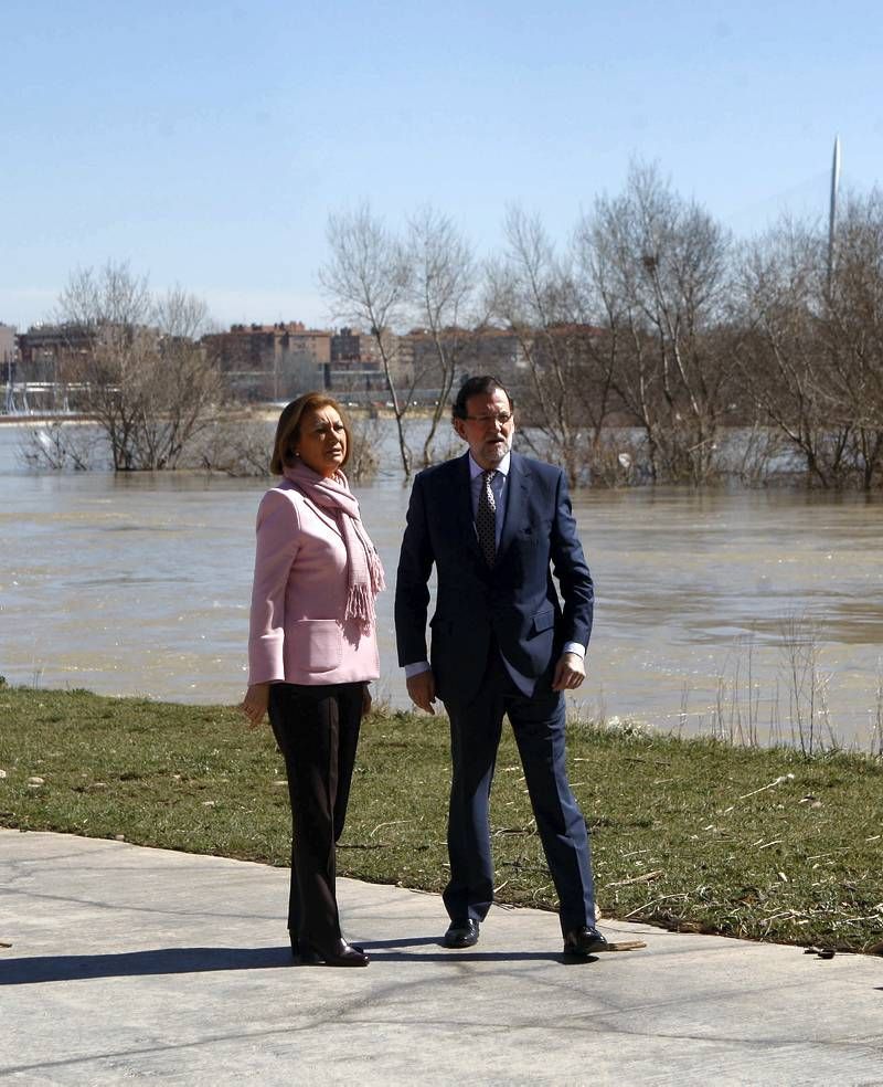 Fotogalería de la visita de Rajoy a la ribera del Ebro