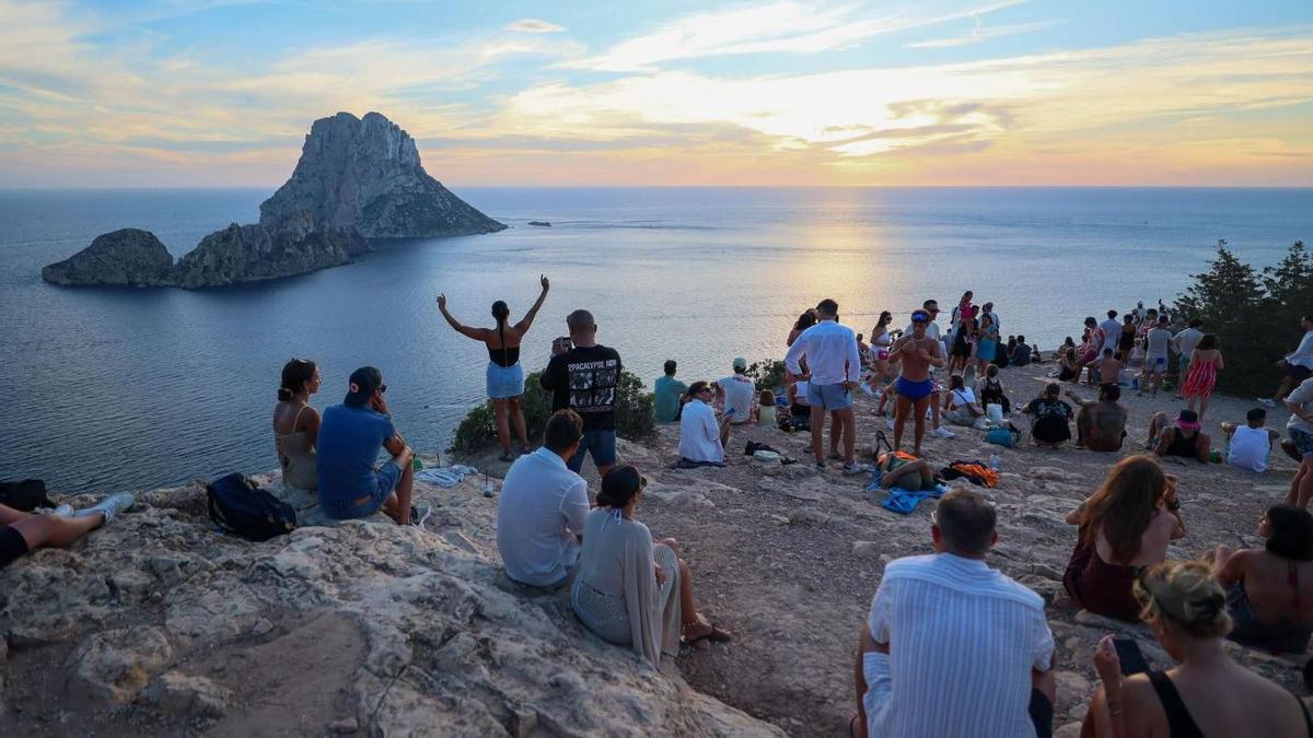 El mirador de es Vedrà el verano pasado.