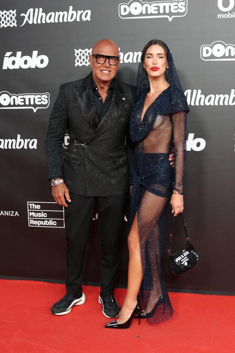 Premios Ídolo: Kiko Matamoros y Marta López Álamo, de Claro Couture