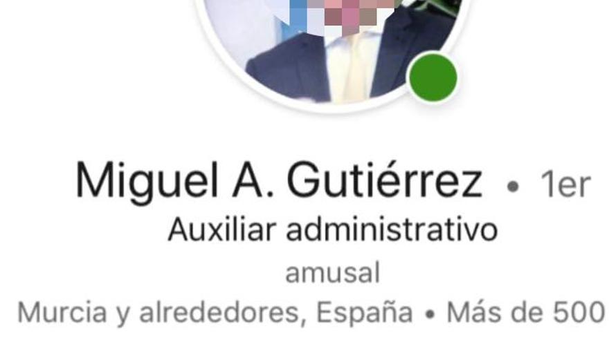 Perfil denunciado