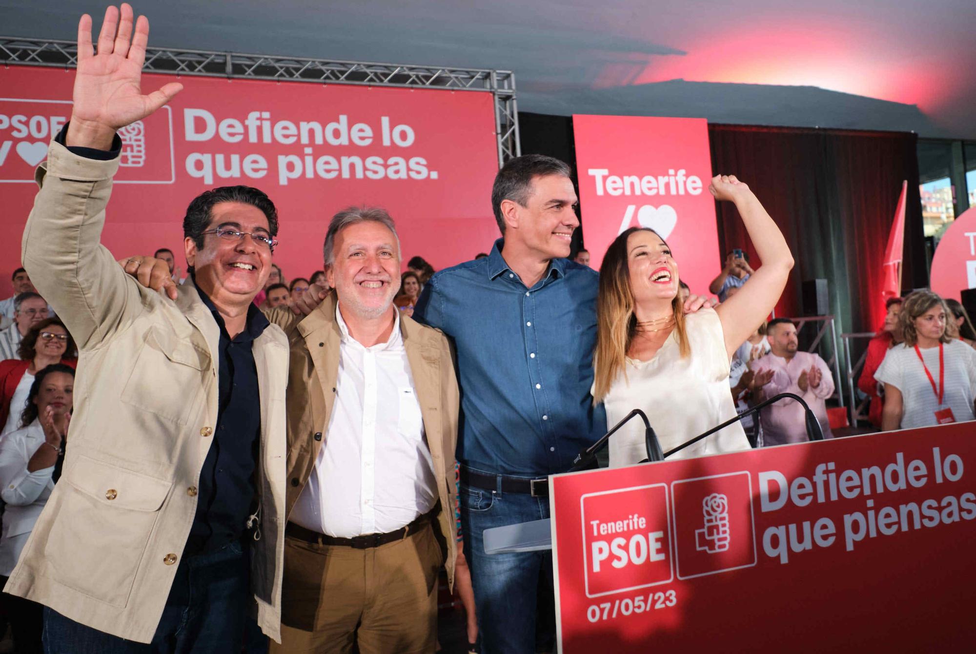 Mitin de Pedro Sánchez en Tenerife