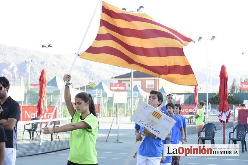 Inauguración del Campeonato Nacional de Tenis Alevín en el Club Cordillera