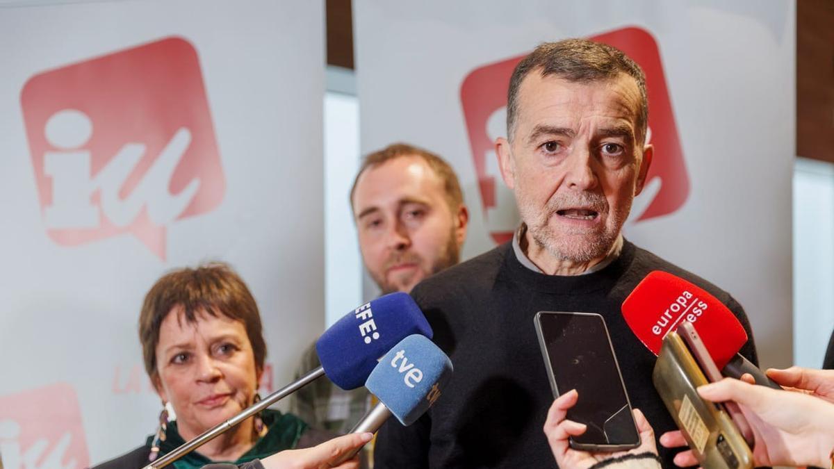 Antonio Maíllo (IU), este sábado en Logroño