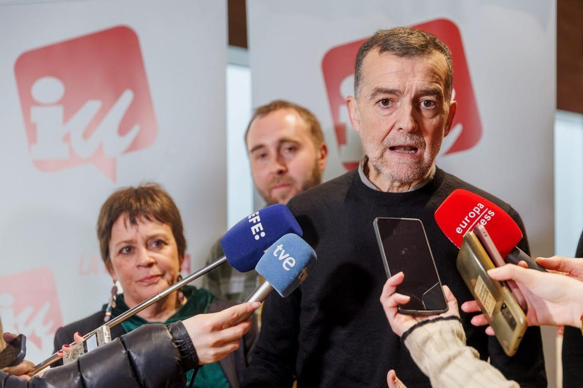 Antonio Maíllo (IU), este sábado en Logroño