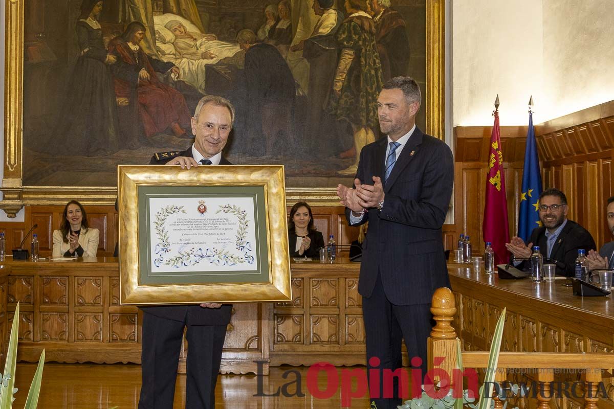 Alfonso Navarro es nombrado  'Hijo Predilecto de Caravaca'