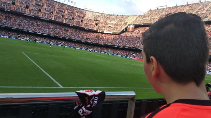 Cristóbal en Mestalla.