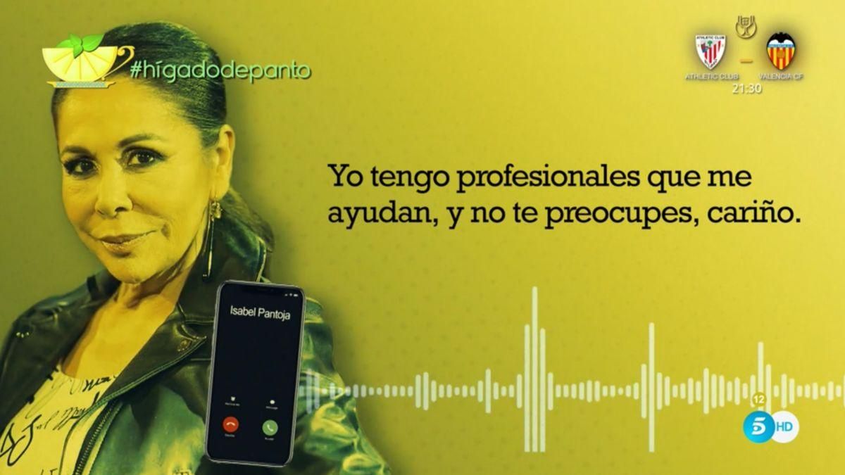 Isabel Pantoja reaparece en 'Sálvame'.