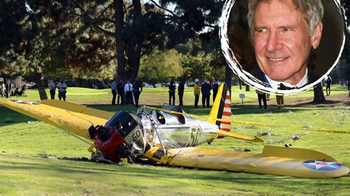 Harrison Ford sufre un accidente de avioneta