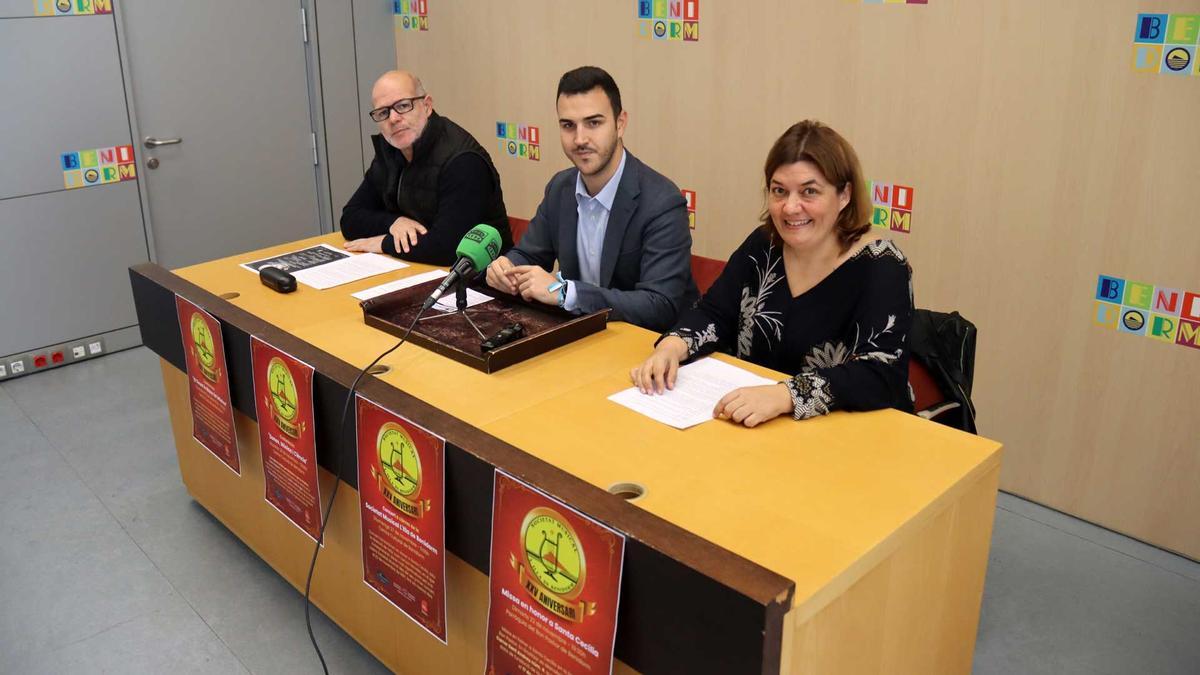 La presentación de los actos del aniversario de la Societat Musical l&#039;Illa de Benidorm.