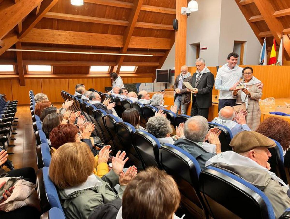 Recepción en la casa consistorial.