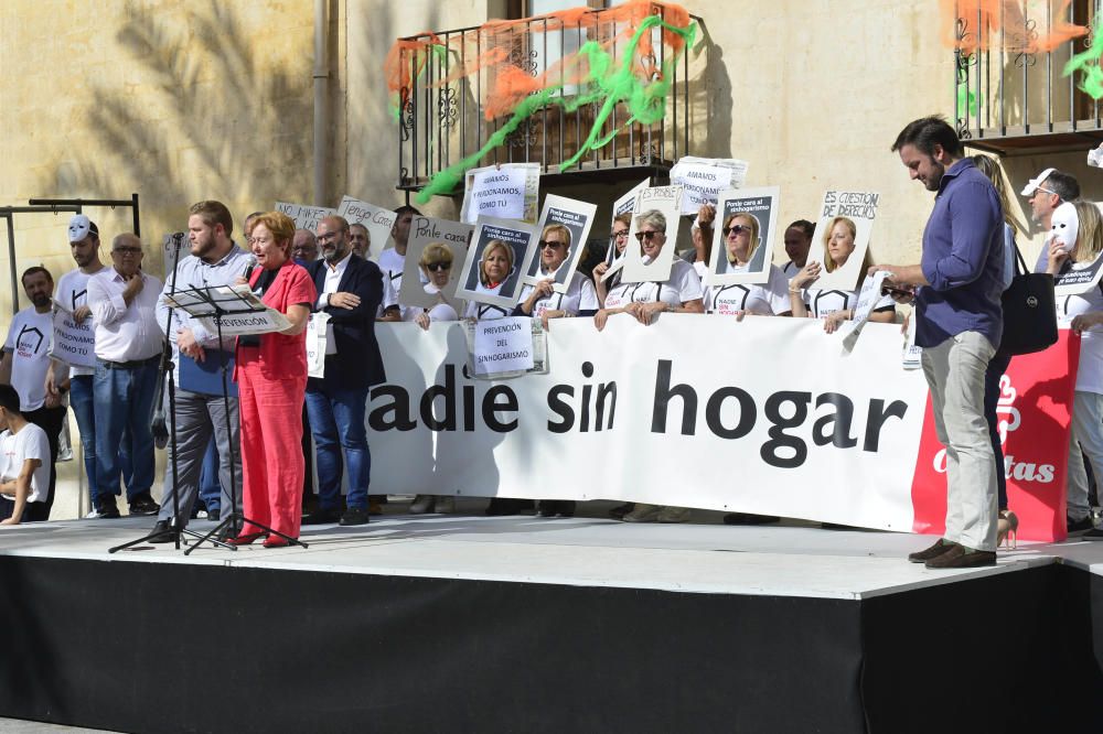 Manifiesto contra el sinhogarismo en Elche