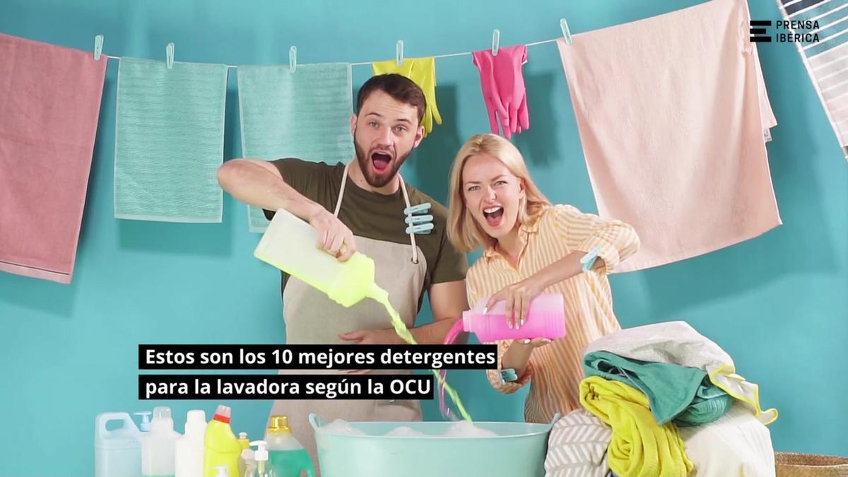 Estos son los 10 mejores detergentes para la lavadora, según la OCU.