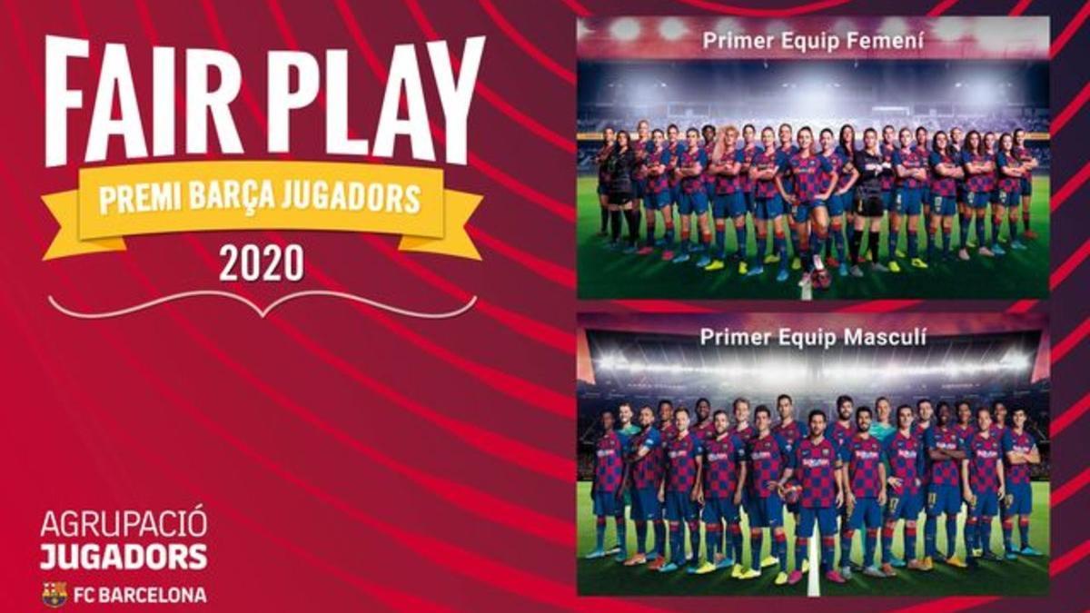 Premio a los primeros equipos del FC Barcelona