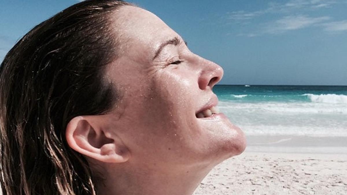 Drew Barrymore celebra sus 40 con una foto al natural