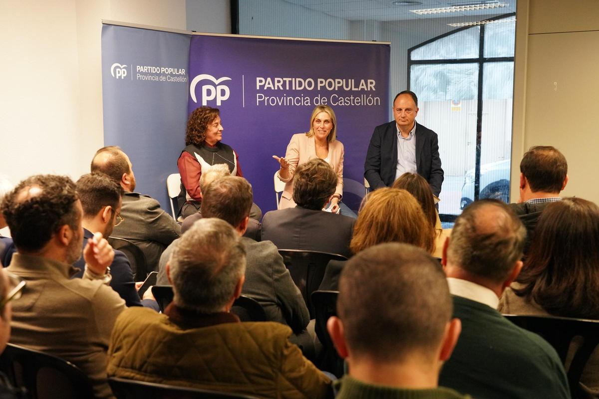Marta Barrachina, en la junta provincial del PP celebrada en Vilafamés.