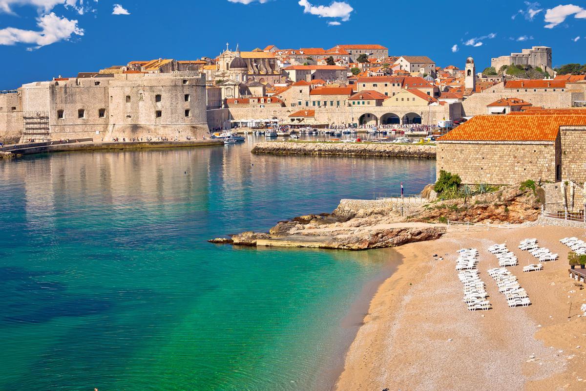 Playa de Banje, Dubrovnik
