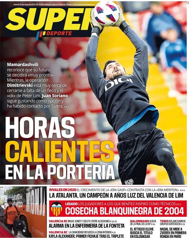 Las portadas de los periódicos deportivos de hoy, viernes 24 de mayo