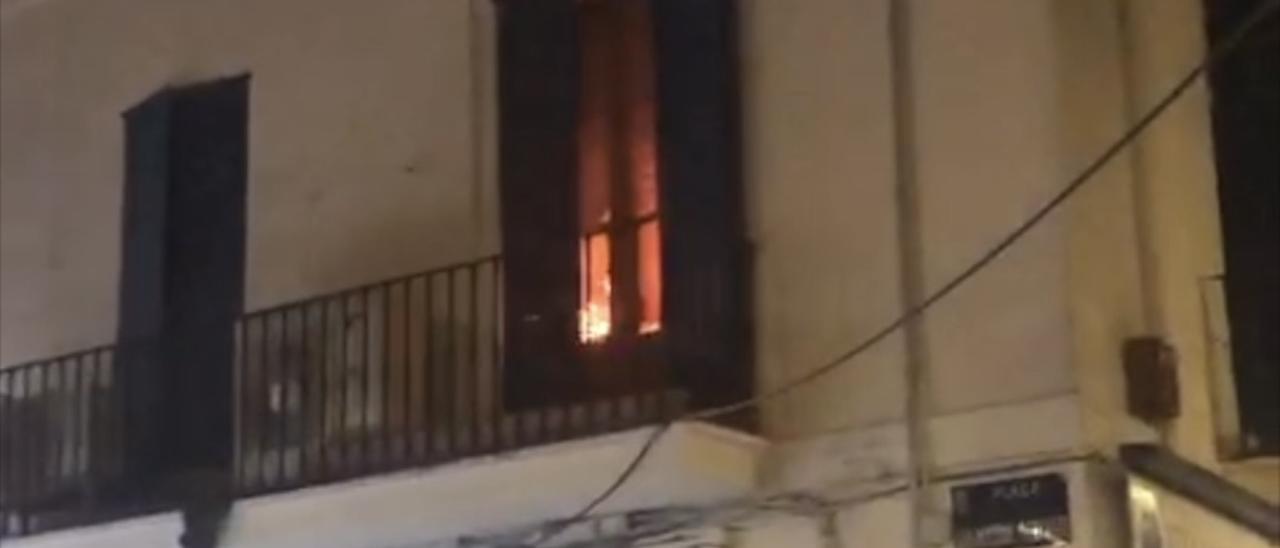 Incendio en un local de Ibiza