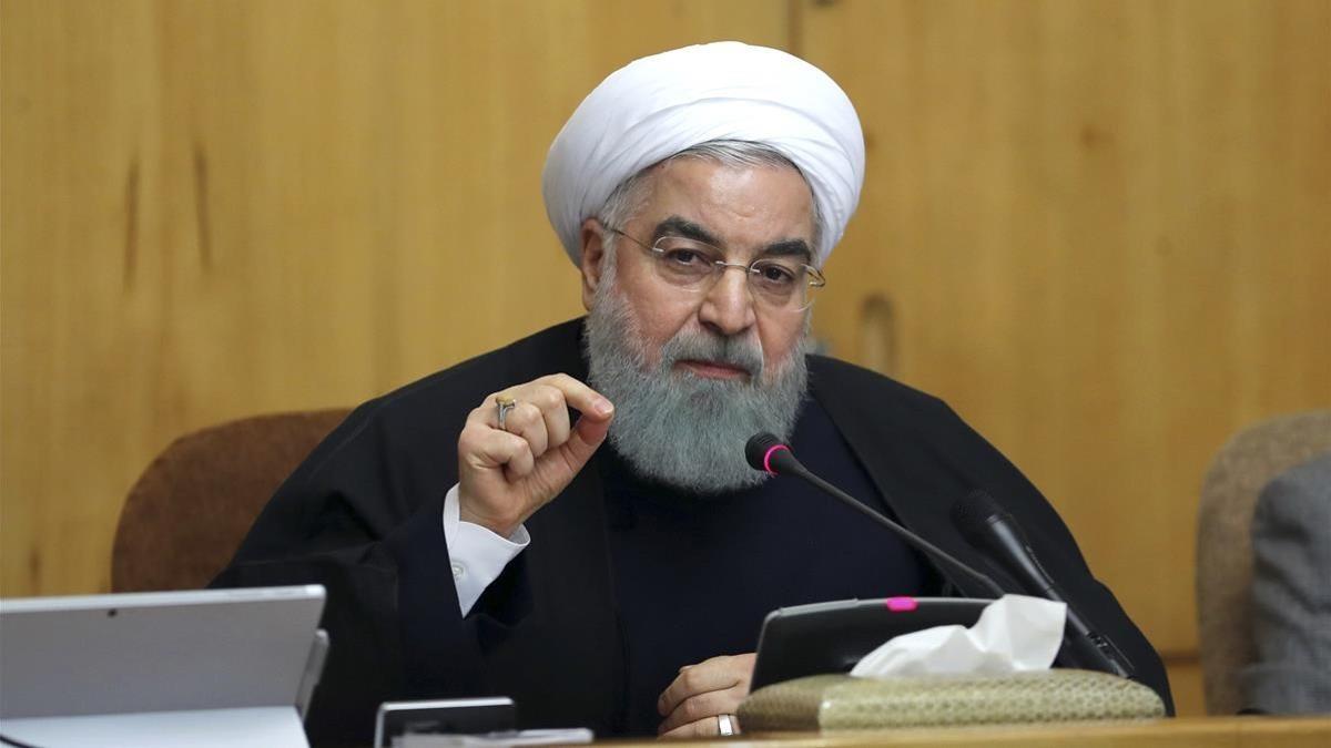 el presidente iraní hasán rohaní