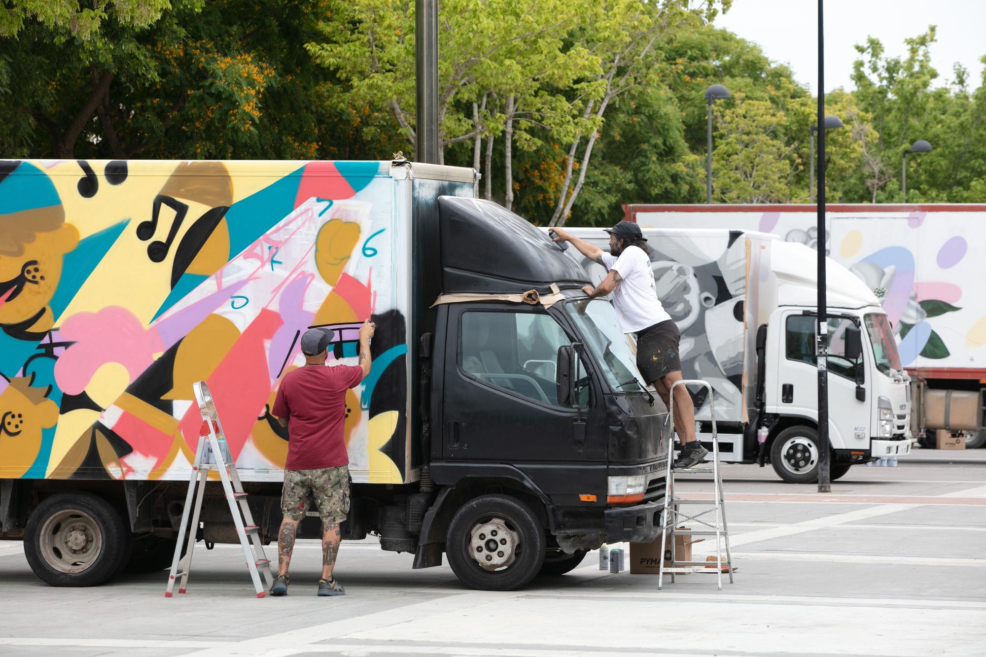 Galería de imágenes del Festival Art on Trucks en Ibiza