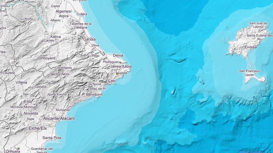 Teulada registró anoche un  terremoto de 1,8 grados de magnitud