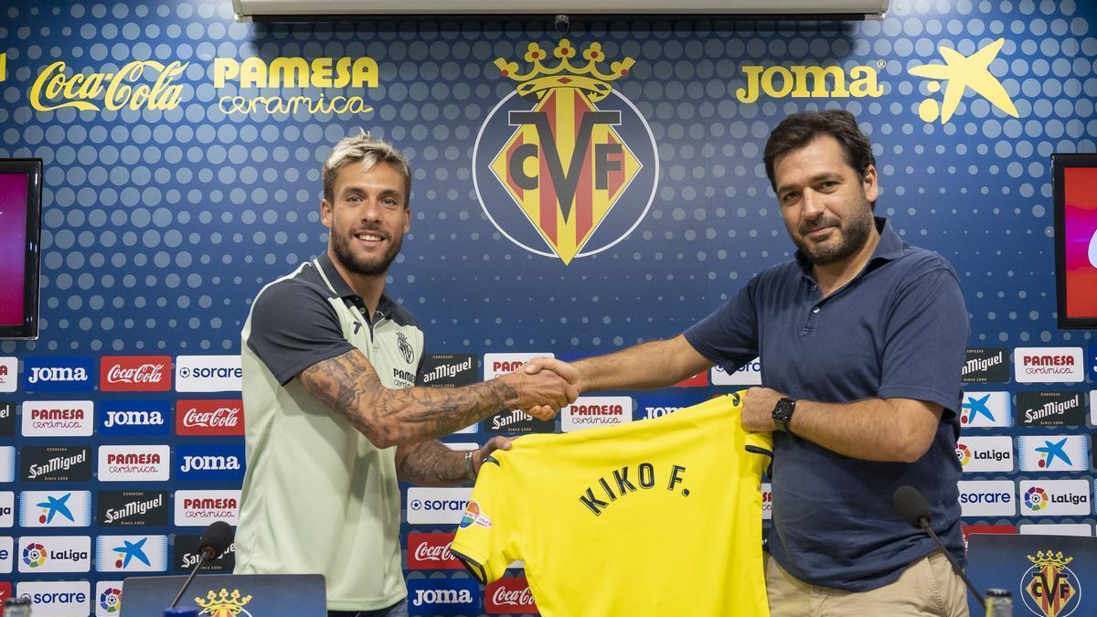Presentación oficial de Kiko Femenía con el Villarreal CF.