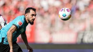 Borja Iglesias, durante el partido ante el Union Berlín