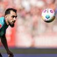 Borja Iglesias, durante el partido ante el Union Berlín