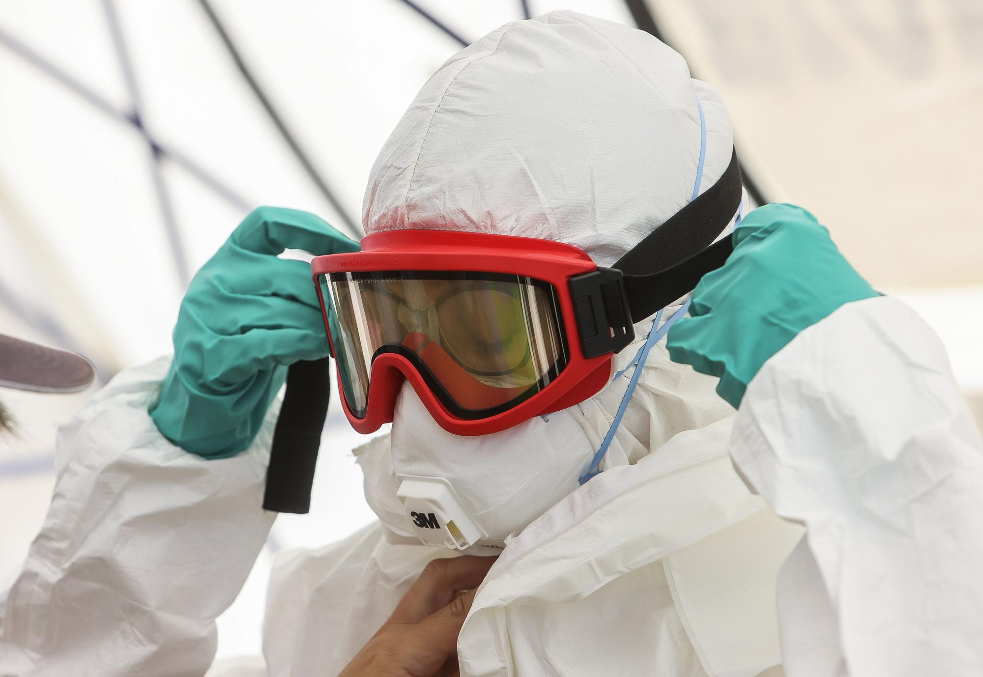 Simulacro de emergencia sanitaria en el puerto