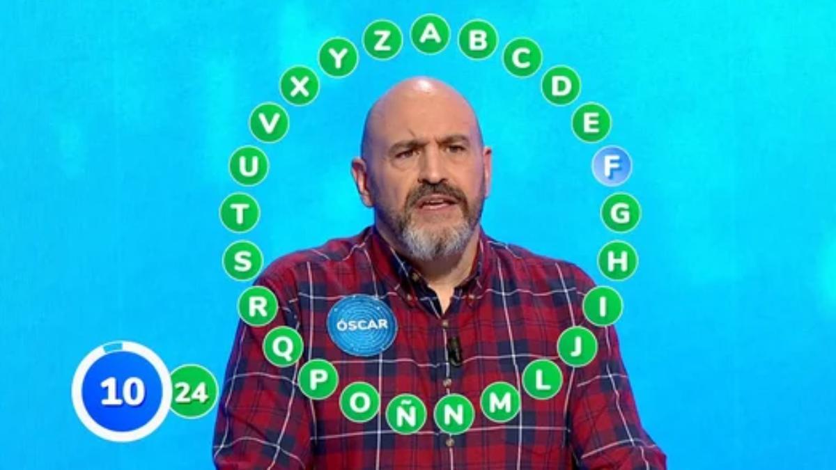 Óscar Díaz, concursante de 'Pasapalabra'