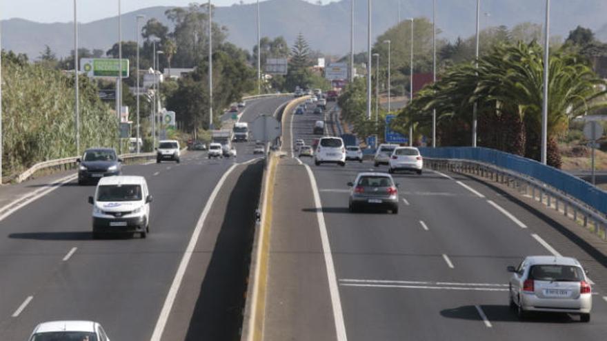 Un tramo de la autopista TF-5.