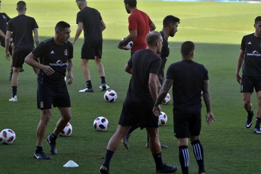 Entrenamiento del FC Cartagena en el Cartagonova (07/06/2019)