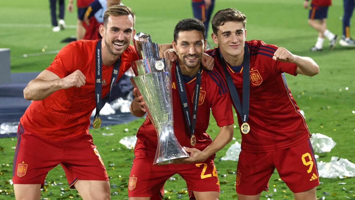 Las mejores imágenes de España como campeona de la UEFA Nations League.
