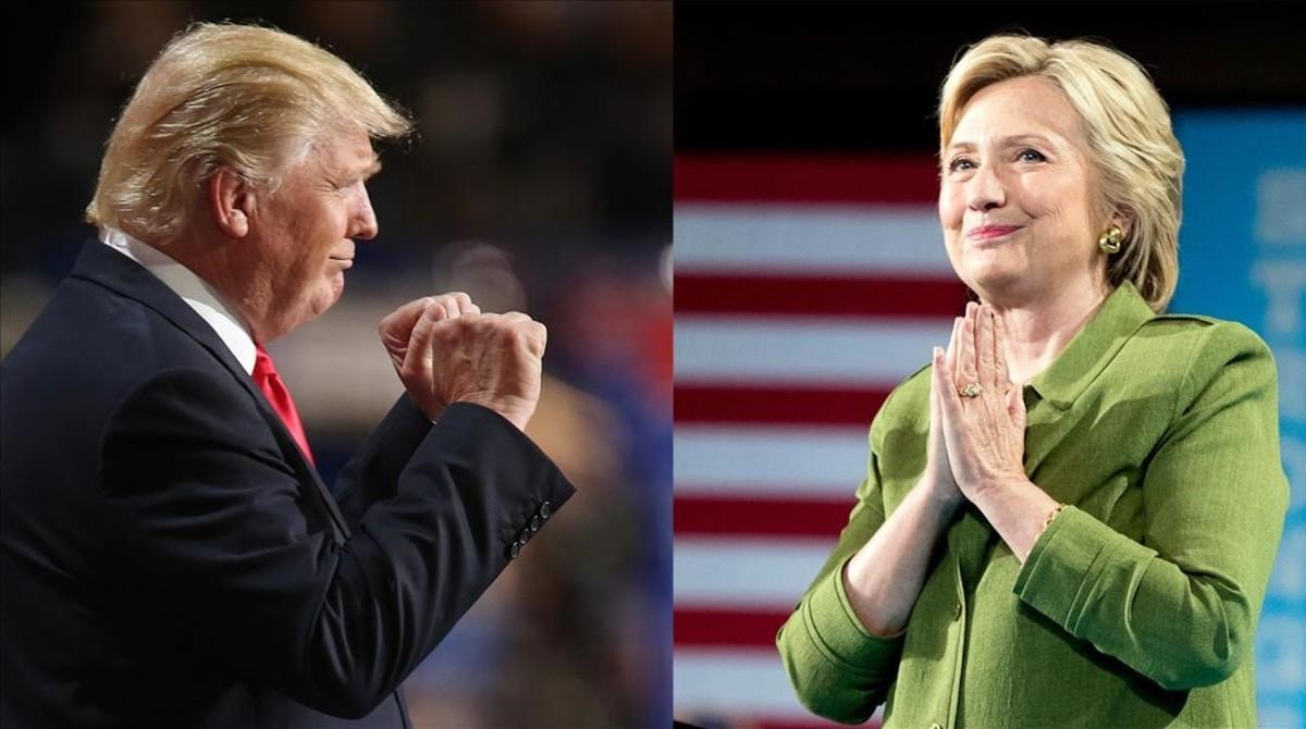 Trump y Clinton, 100 días de lucha