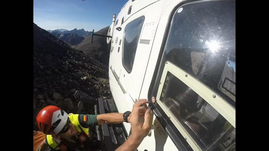 La Guardia Civil rescata a siete personas en el Pirineo desde el domingo