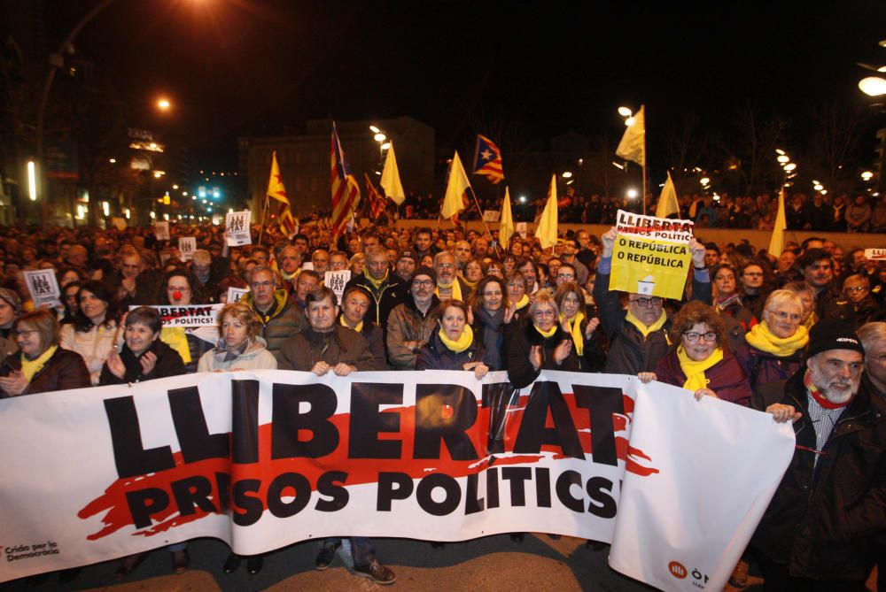 Manifestació a Girona