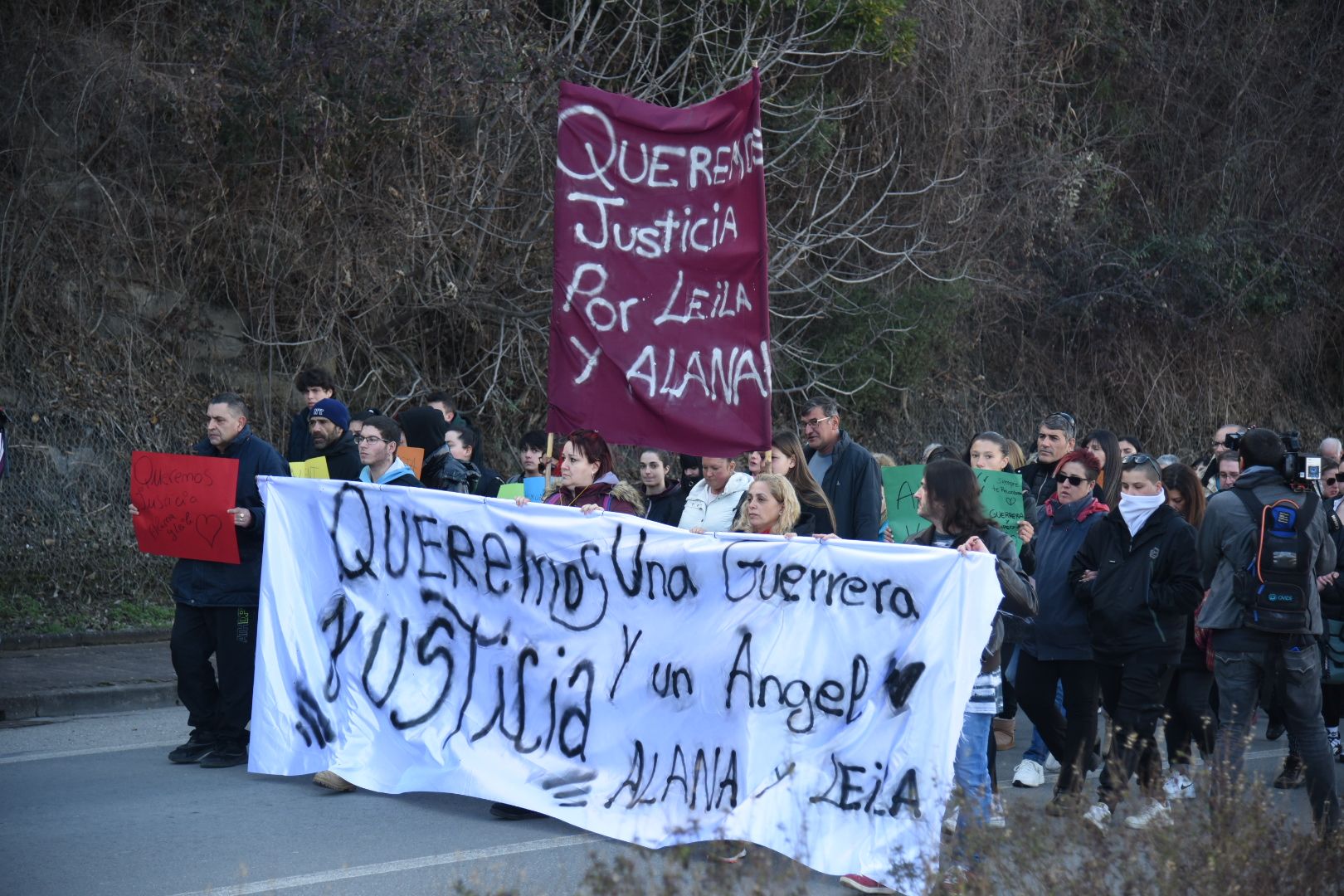 Manifestació a Sallent en contra de l'assetjament escolar