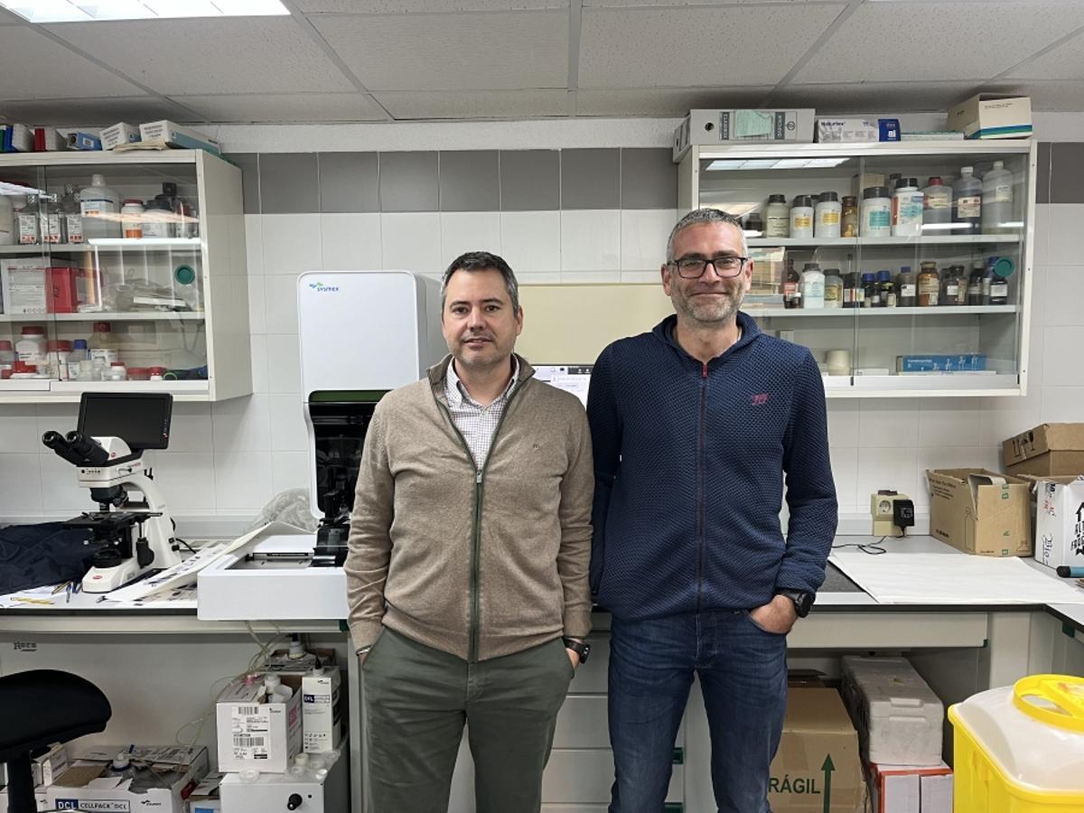 Los investigadores y autores del trabajo Francisco Javier Mendoza García y Alejandro Pérez Écija.