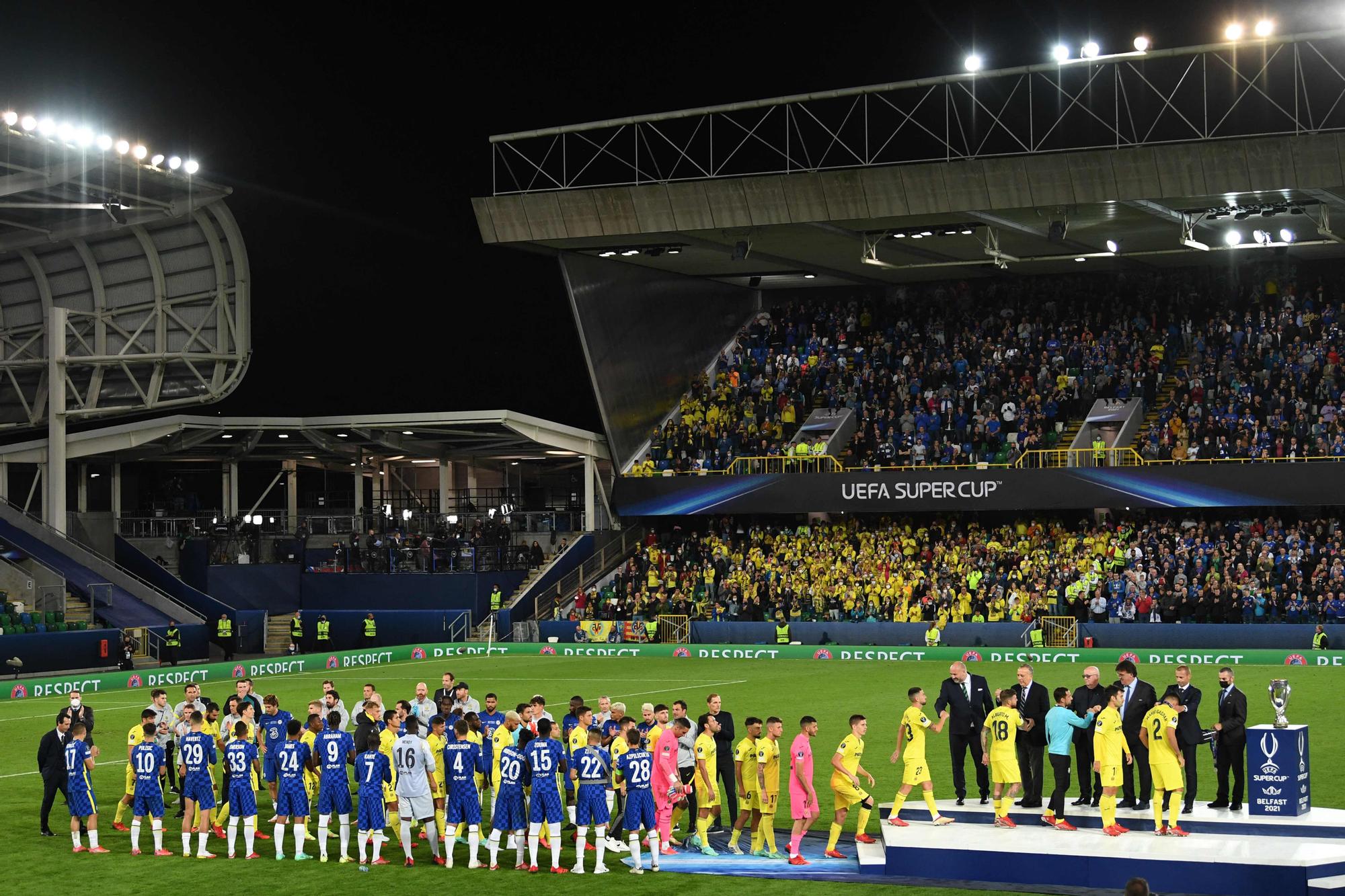 Así vivió la afición del Villarreal la Supercopa en el campo