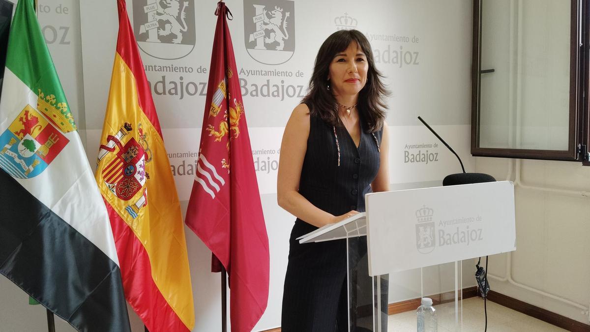 La concejala socialista Sandra Caballero.