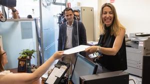 María Guardiola registra su candidatura.