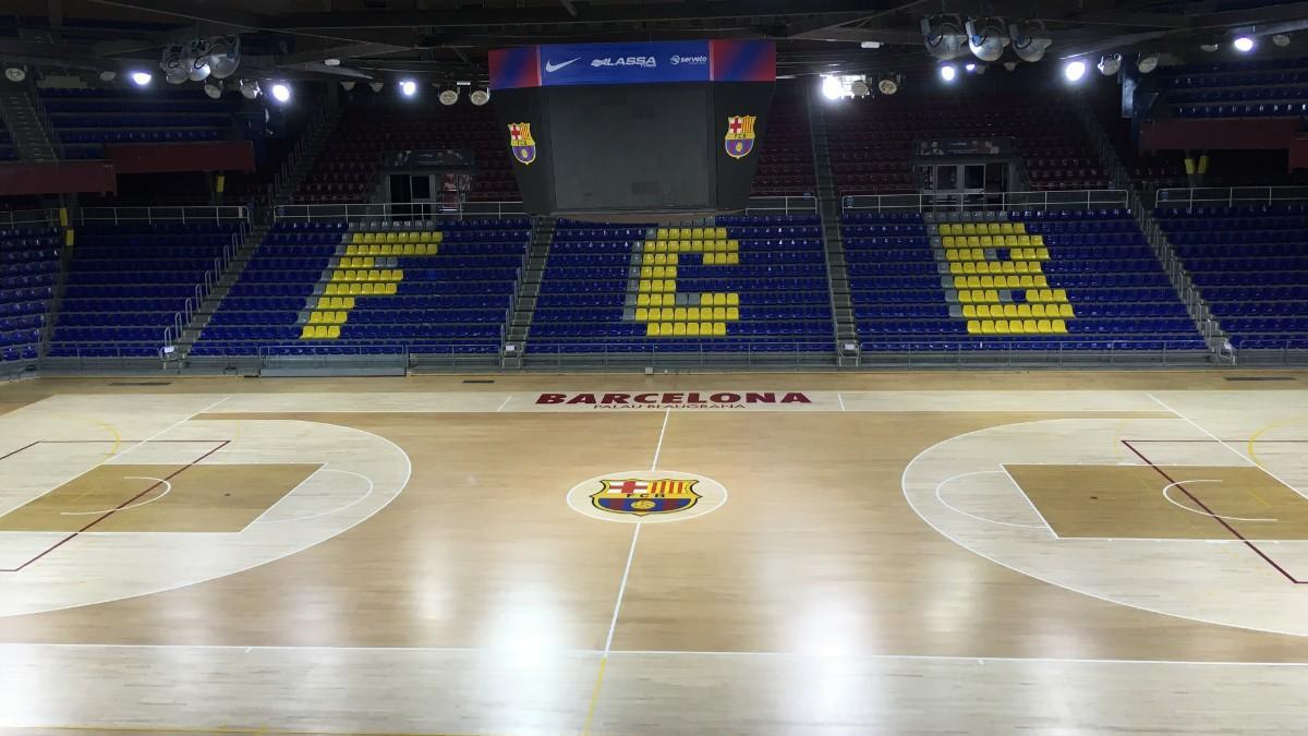 El Palau Blaugrana acoge a puerta cerrada el Barça - Hapoel Tel Aviv