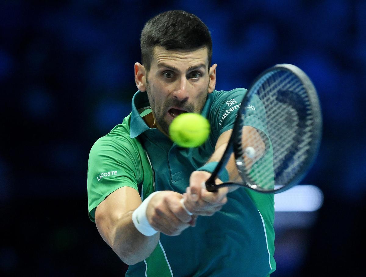 Djokovic, durante las Finales ATP de 2023.