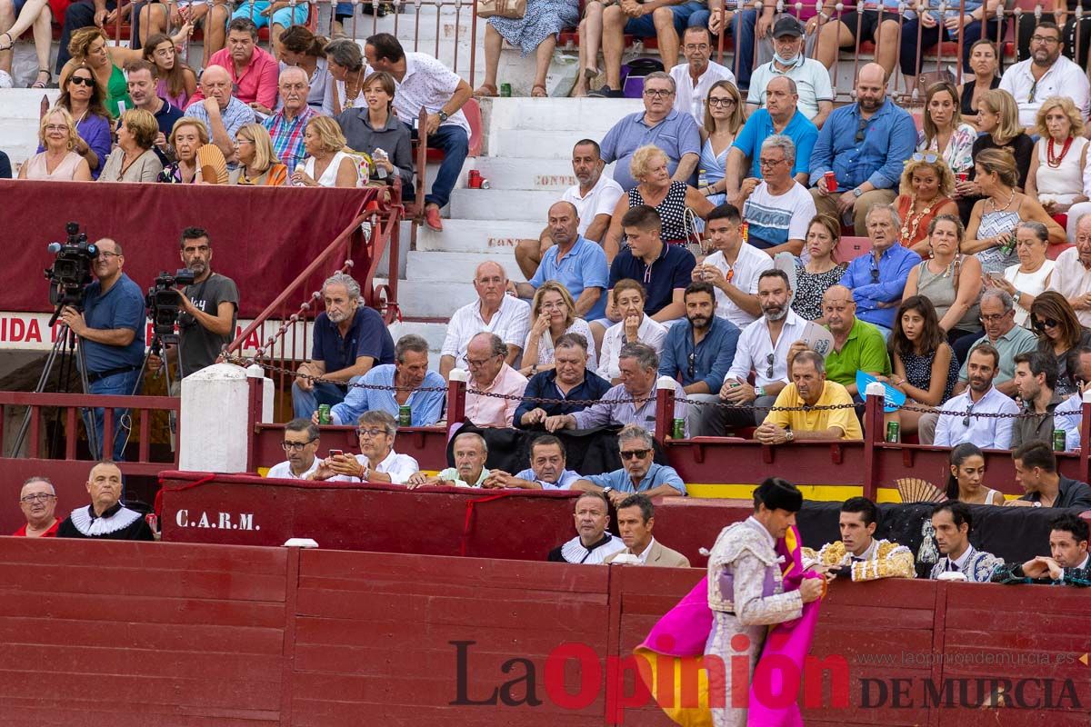 Así se vivió desde las gradas la primera corrida de la Feria de Murcia (El Juli, Manzanares y Talavante)