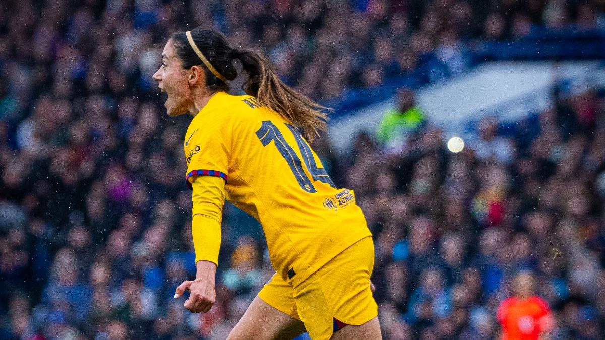 Aitana anotó el primer gol del Barça en Stamford Bridge