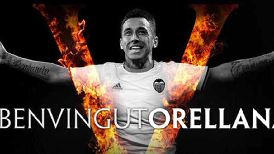 Fabián Orellana ya es nuevo jugador del Valencia CF