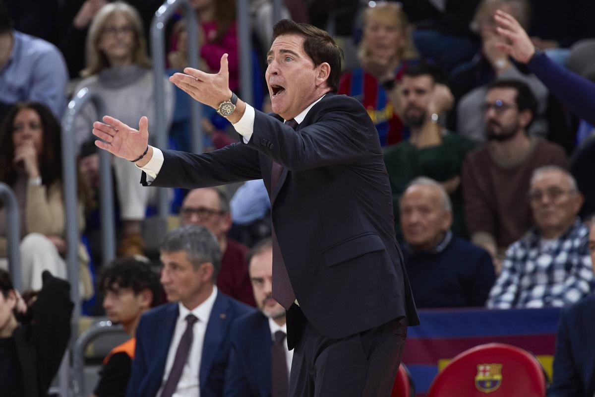 Pascual vivió con intensidad el duelo que acabó del lado del Barça