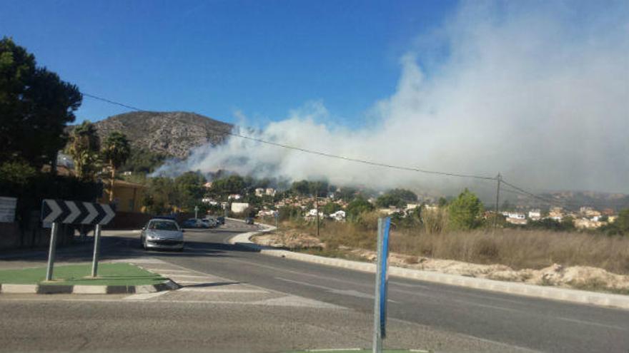 El fuego no ha afectado a ninguna vivienda