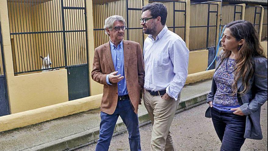 El alcalde, Antoni Noguera, visitó ayer Son Reus.