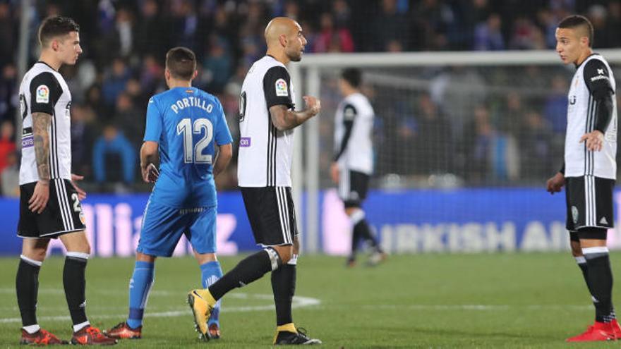 Los tres delanteros coincidieron por primera vez en el campo.